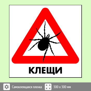 Знак «Клещи», B97